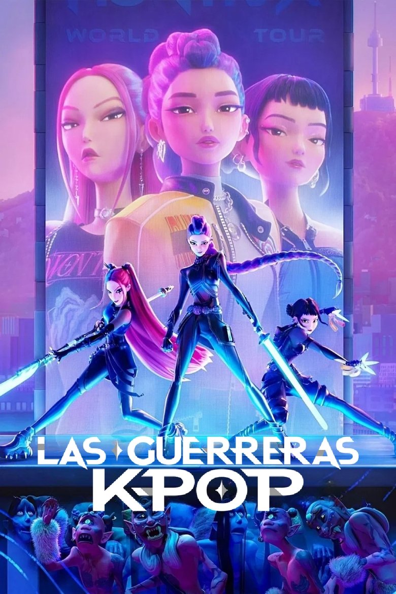Póster de Las guerreras k-pop